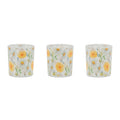 Floral Print Votive Candle Holder (Set of 3)