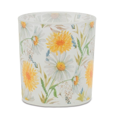 Floral Print Votive Candle Holder (Set of 3)
