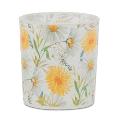 Floral Print Votive Candle Holder (Set of 3)