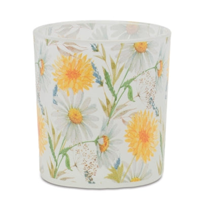 Floral Print Votive Candle Holder (Set of 3)