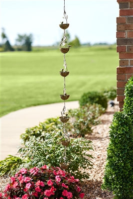 Iron Bird Rain Chain 60"L