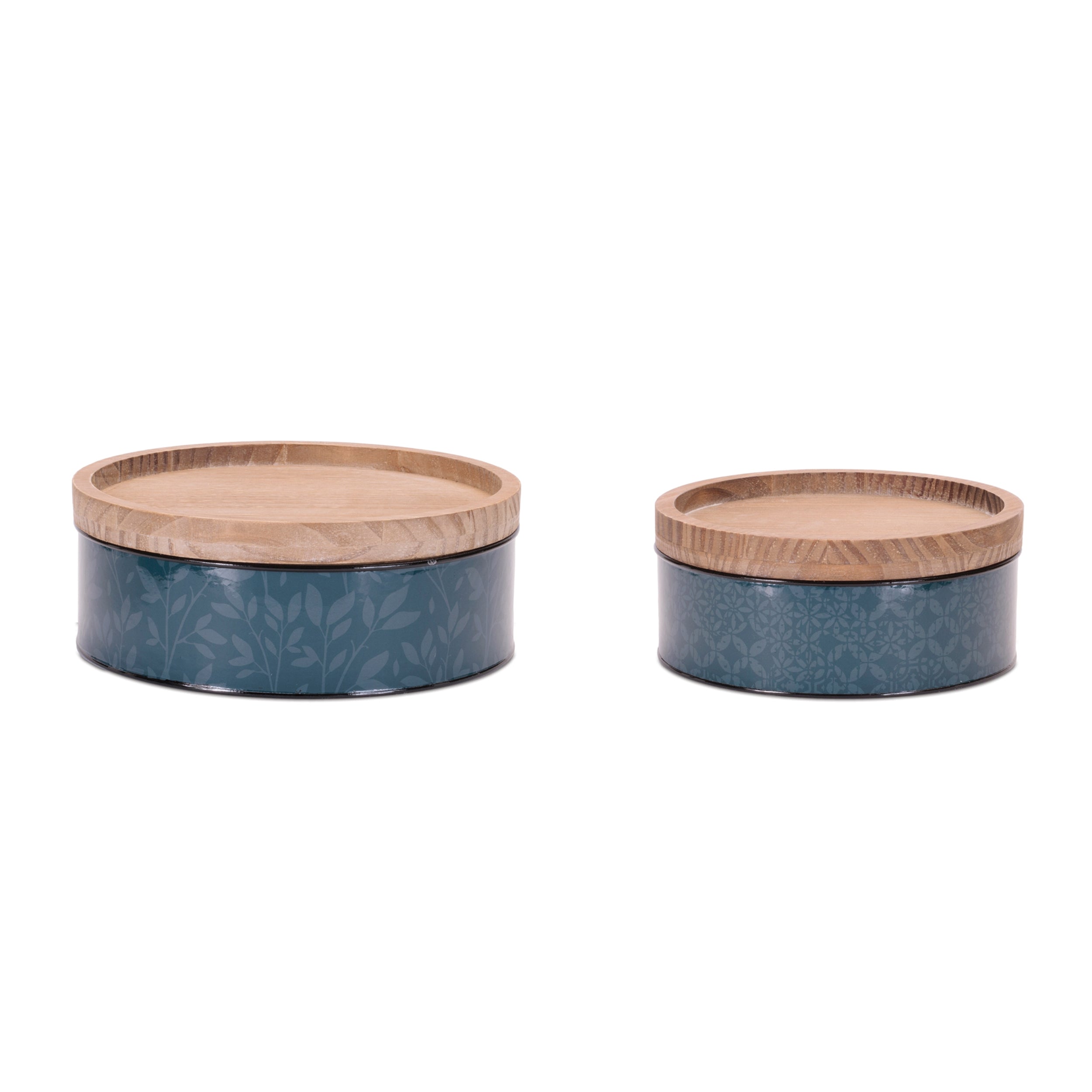 Blue Canisters (Set of 2)