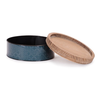 Blue Canisters (Set of 2)