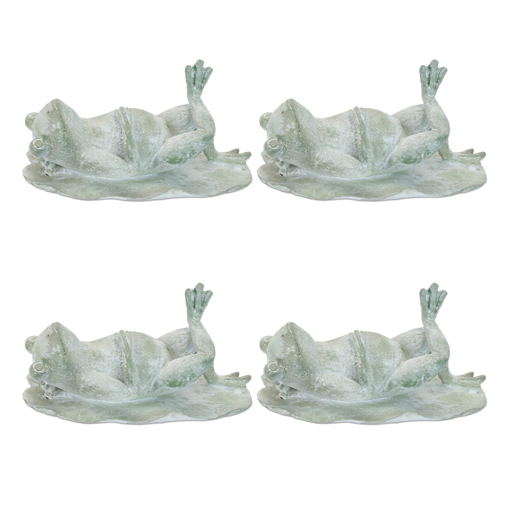 Laying Frog Figurine (Set of 4)
