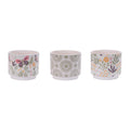 Stone Floral Patterned Planter (Set of 3)