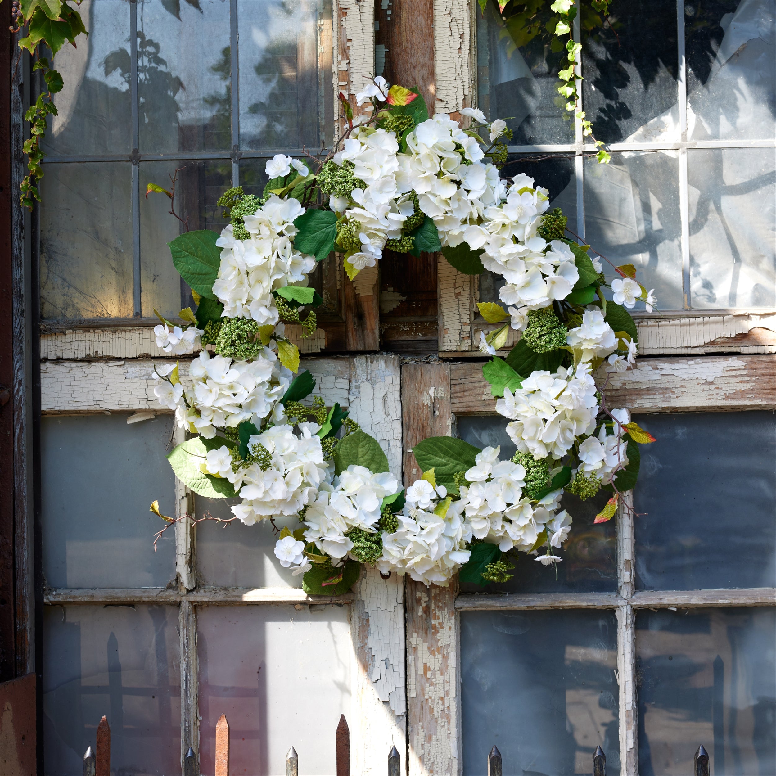 Hydrangea Wreath 32"D