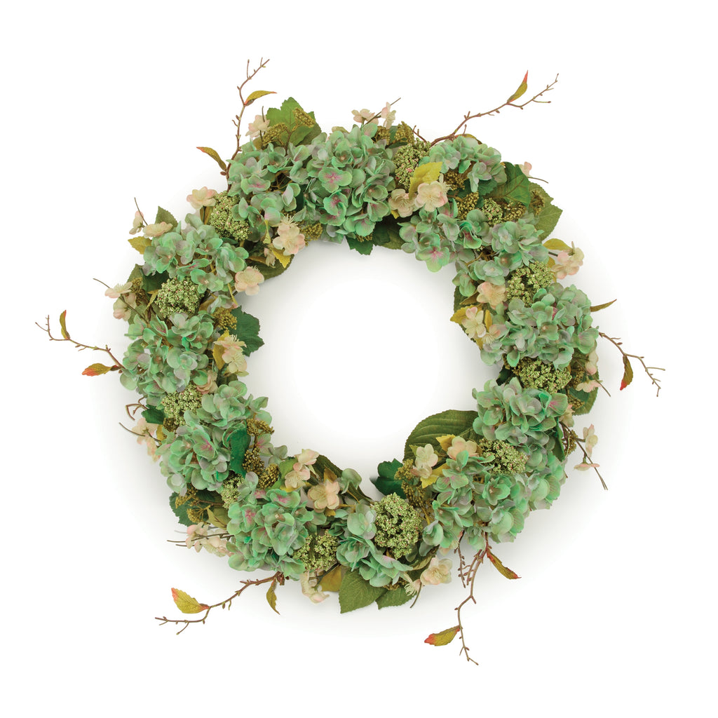 Hydrangea Wreath 32"D