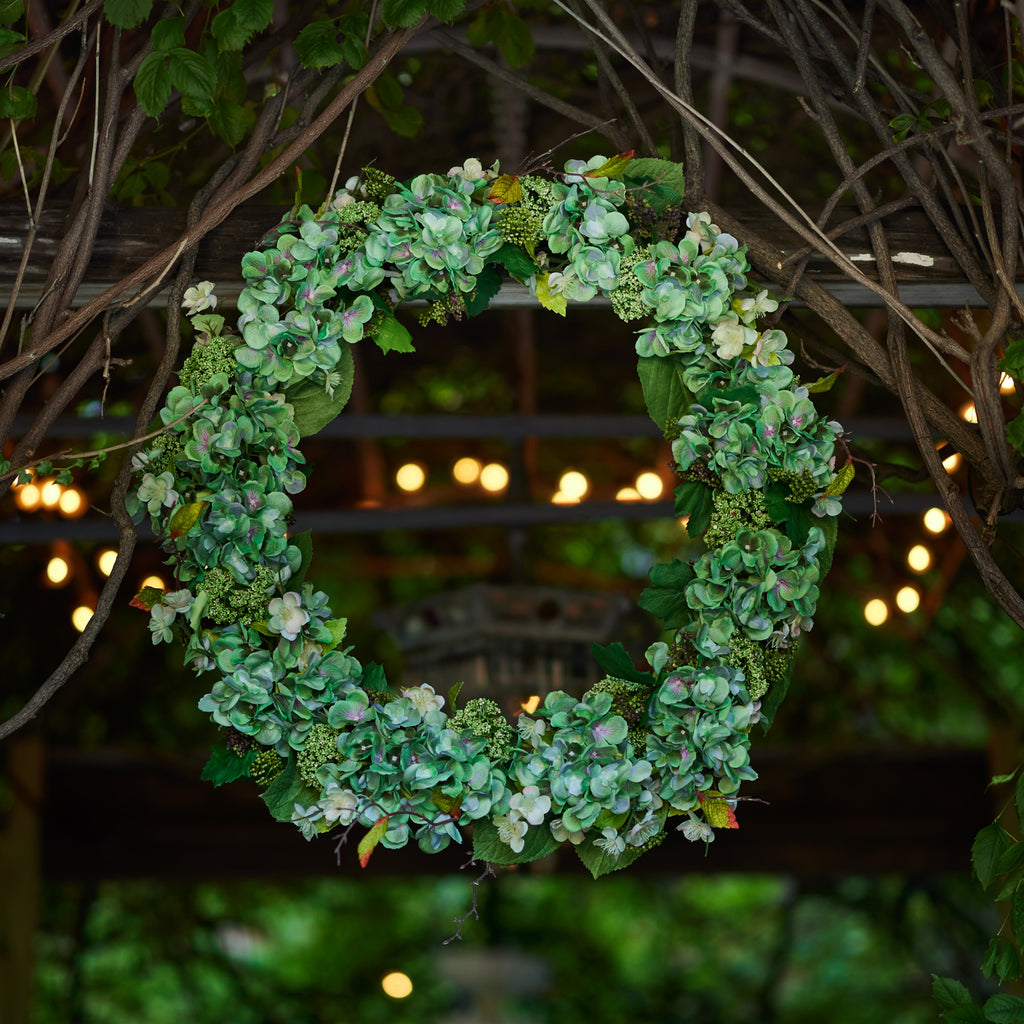 Hydrangea Wreath 32"D