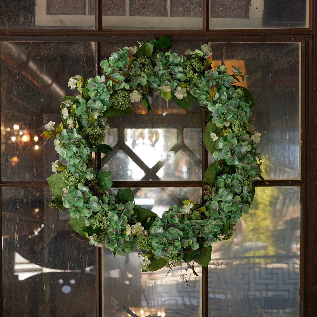 Hydrangea Wreath 32"D