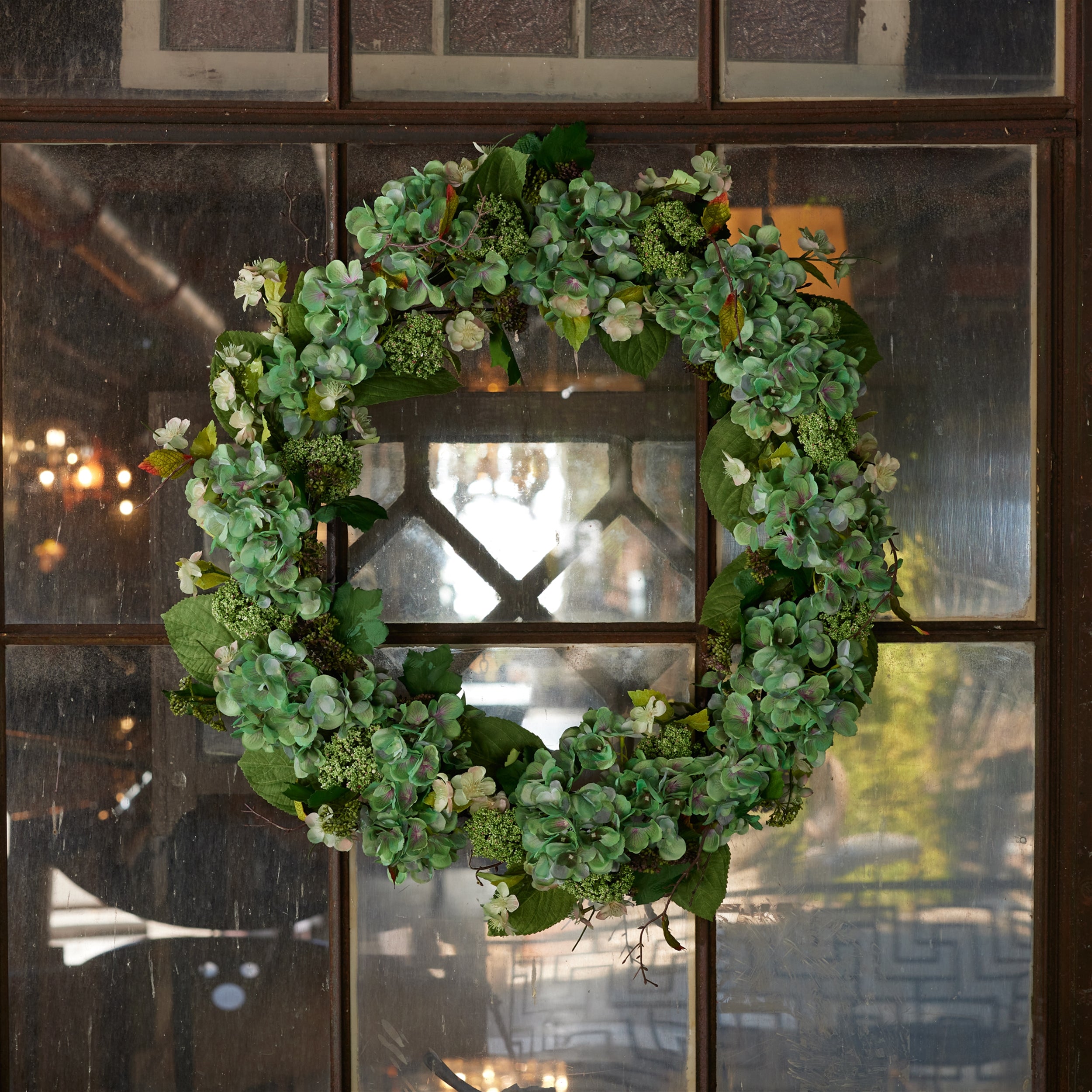 Hydrangea Wreath 32"D