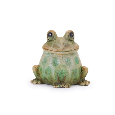 Terra Cotta Sitting Garden Frog (Set of 4)