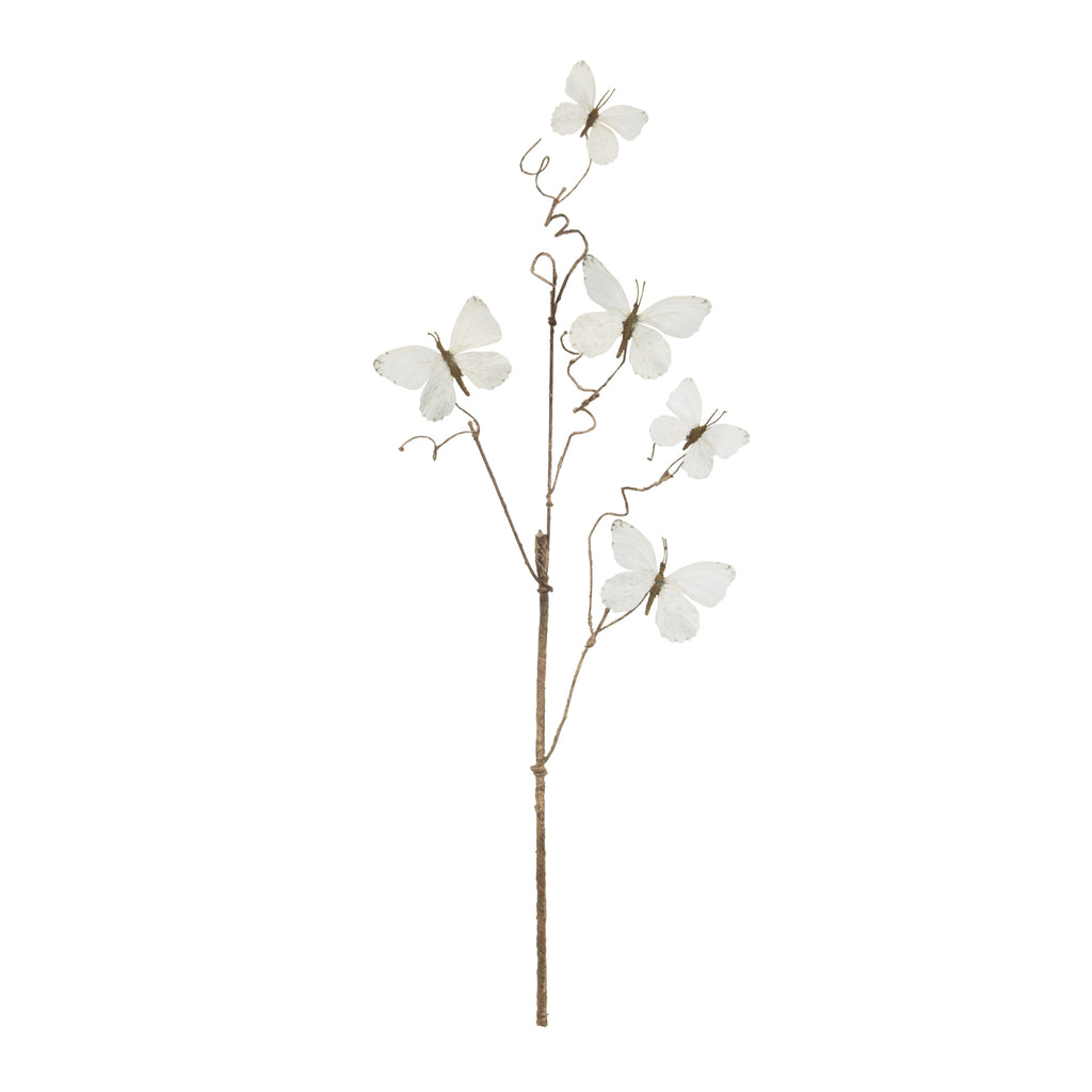 Butterfly Spray (Set of 4) 28”H Polyester