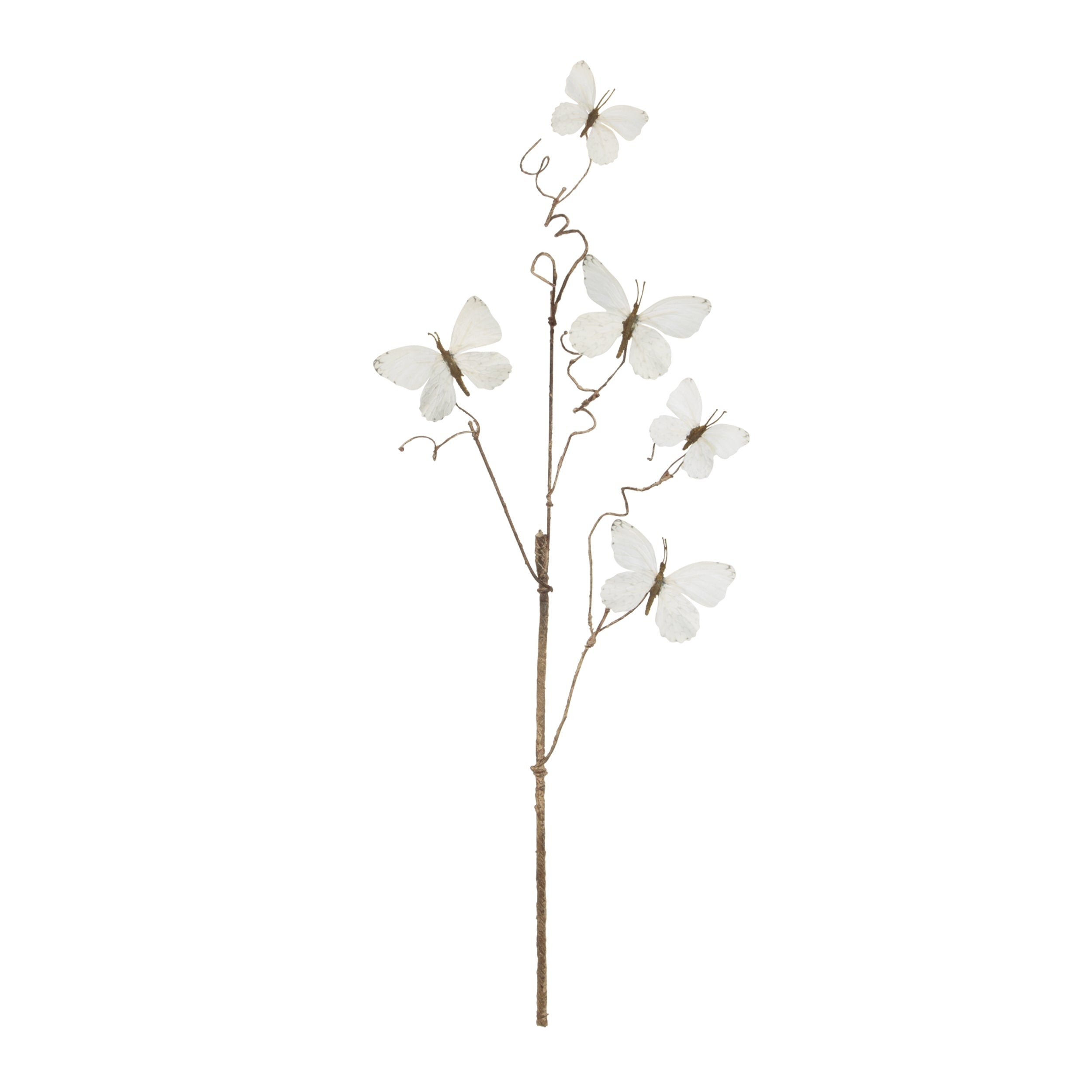 Butterfly Spray (Set of 4) 28”H Polyester
