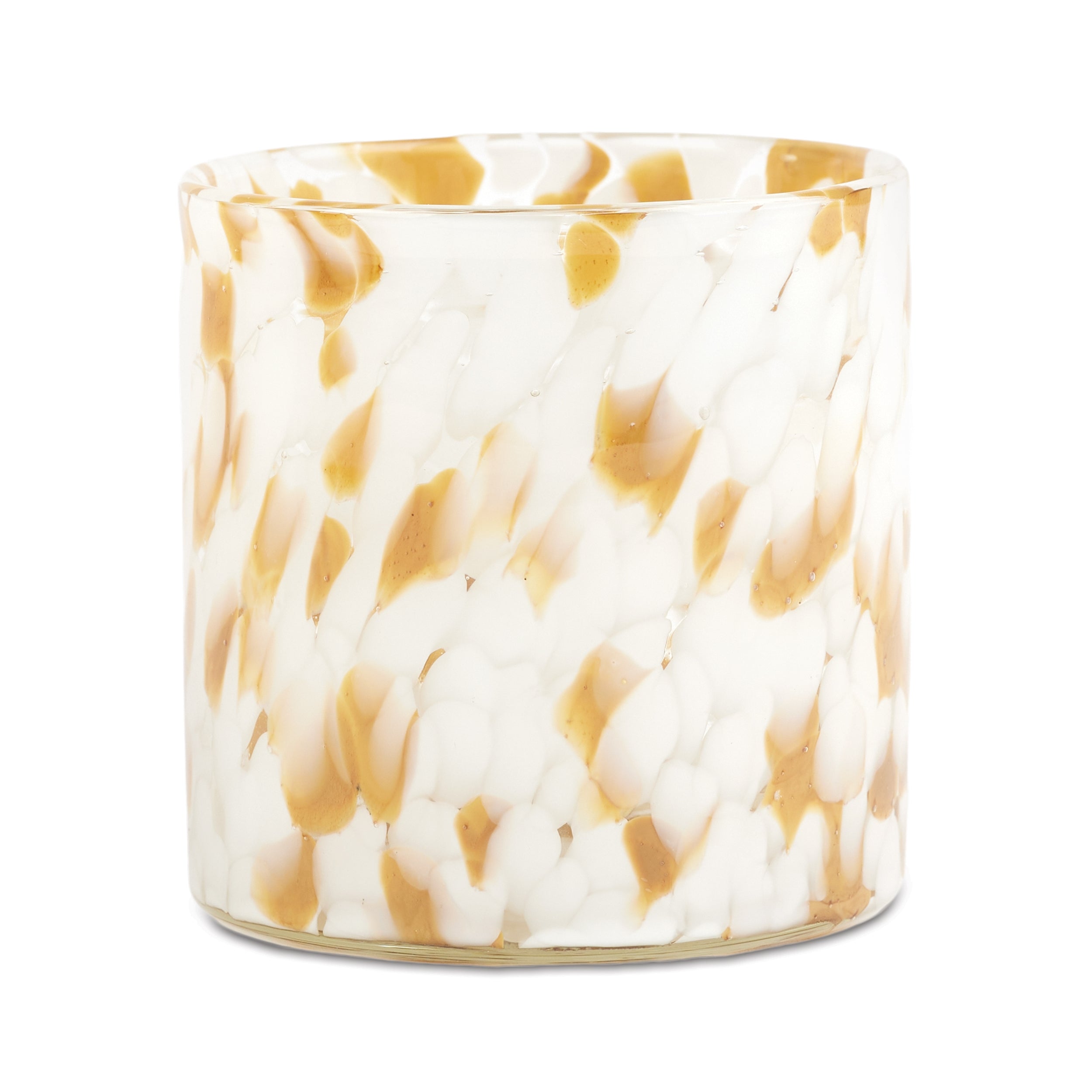 Painted Glass Votive Holder (Set of 2)