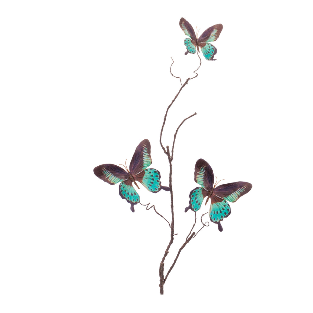 Butterfly Spray (Set of 6) 32”H Fabric/Plastic