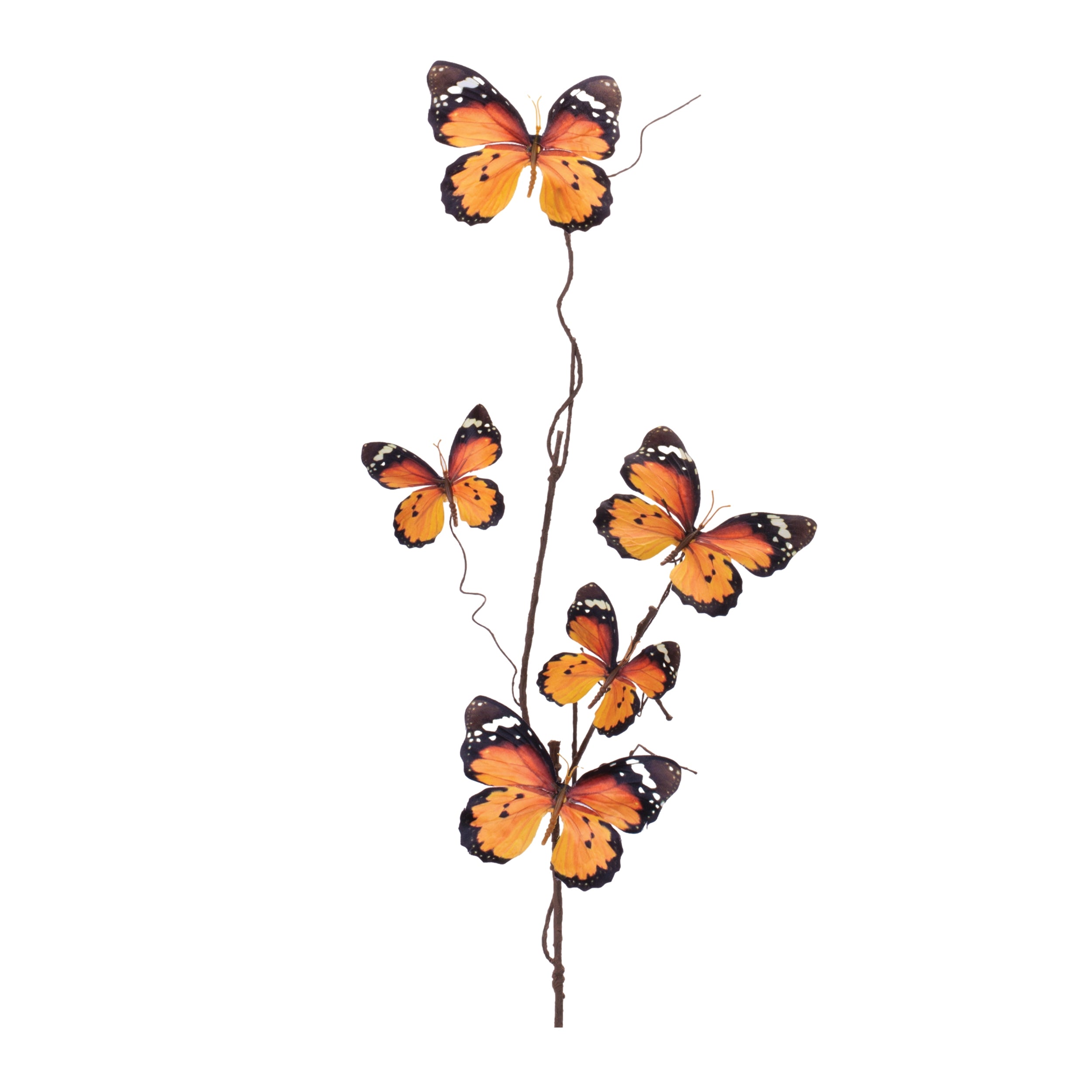 Butterfly Spray (Set of 6) 32”H Fabric/Plastic