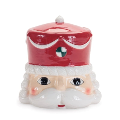 Nutcracker Container (Set of 2) 6”H Ceramic