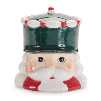 Nutcracker Container (Set of 2) 6”H Ceramic