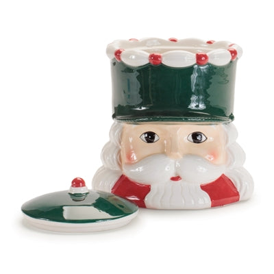 Nutcracker Container (Set of 2) 6”H Ceramic