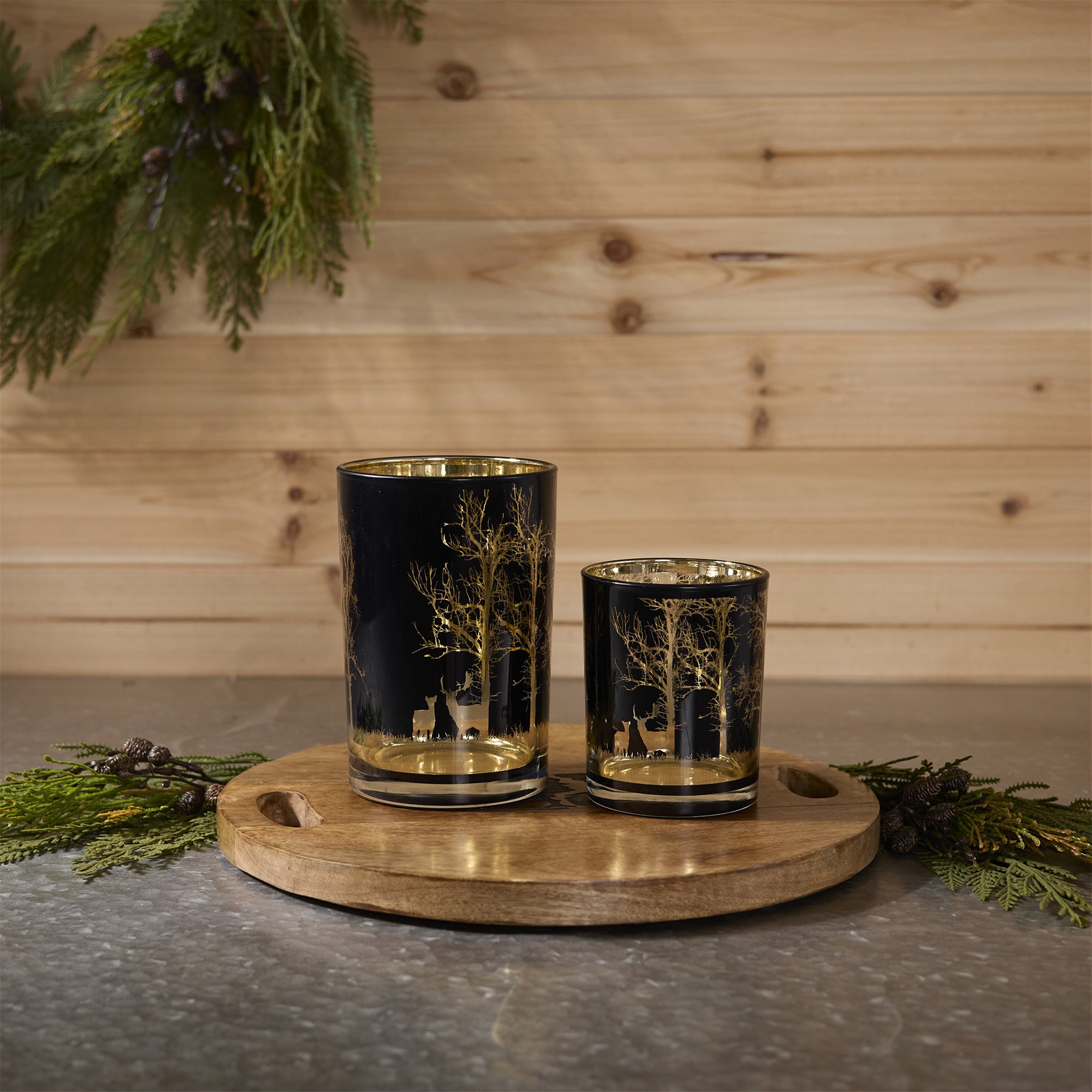 Mossy Oak Deer Candle Holder (Set of 2)