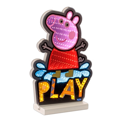 Hasbro Peppa Pig Splash w/Boots Ekkolight 12”H Acrylic UL Plug