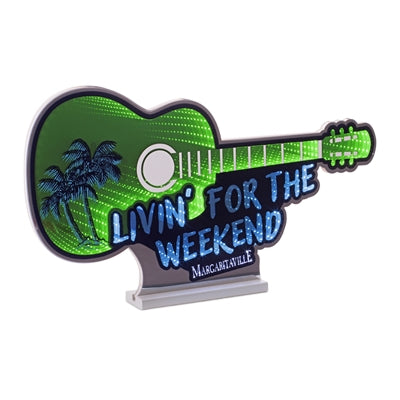 Margaritaville Livin for the Weekend Guitar Ekkolight 27.5"L x 15"H Acrylic UL Plug