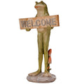 RESIN GARDEN WELCOME FROG 15"-Set of 2