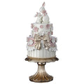 18" Resin Easter Double Layer Cake with Bunny Tabletop