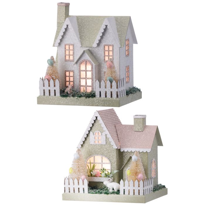 8" LED/BTY/TMR CBOARD SPRING HOUSE Set of 2