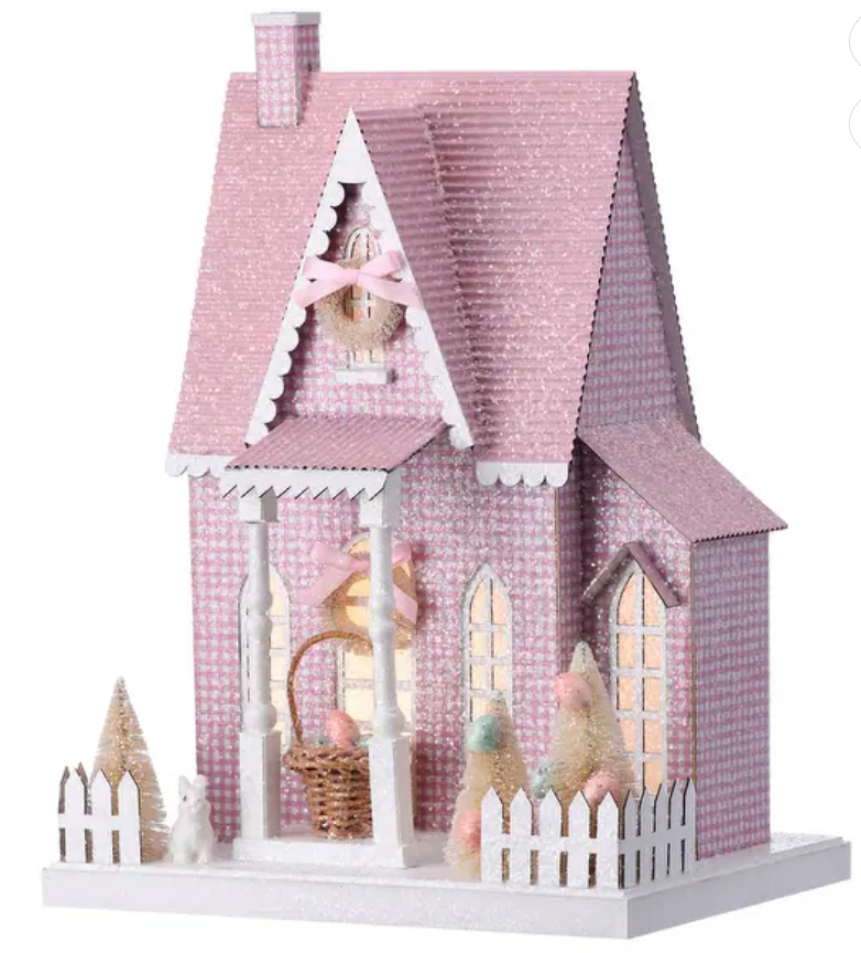 12.5" LED/BTY/TMR CB SPRING TUDOR HOUSE